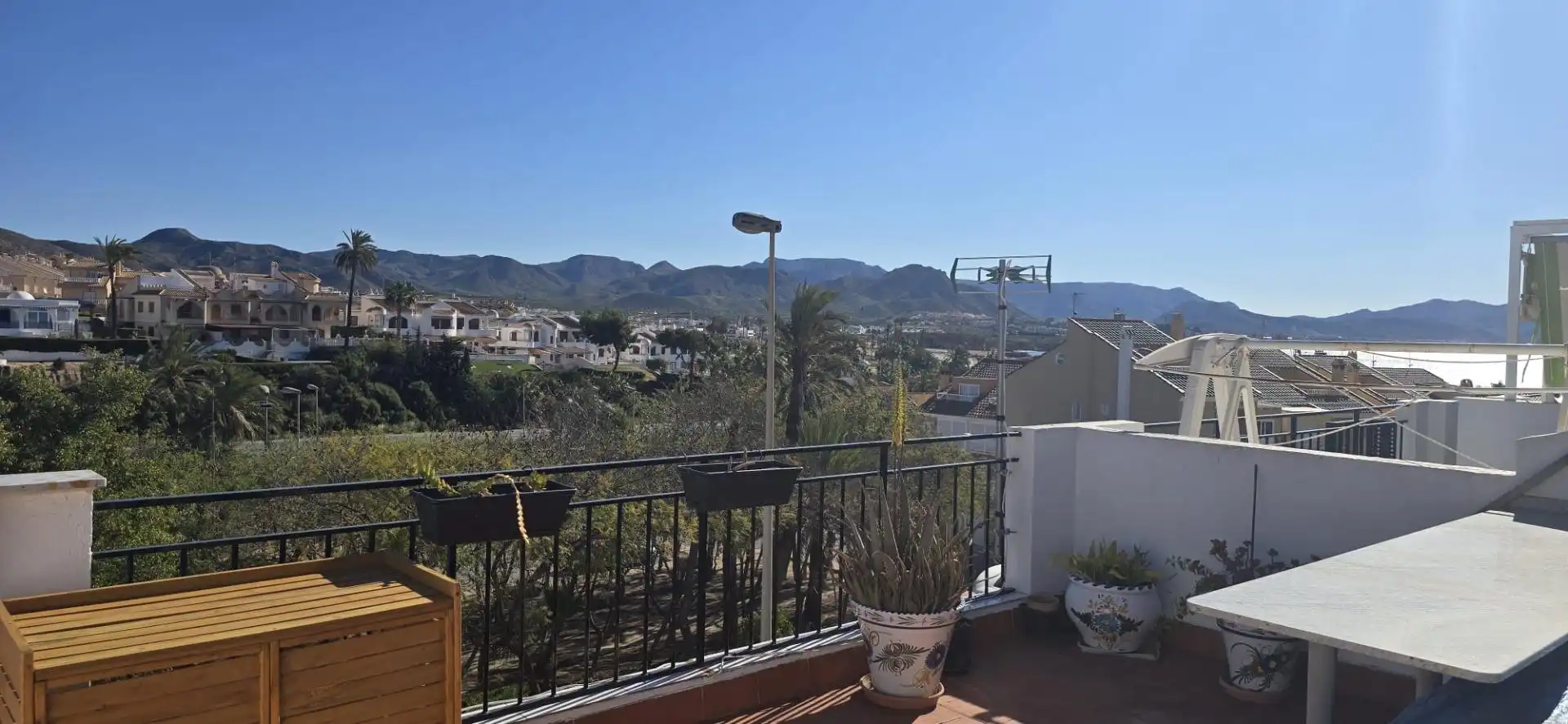Terrassa de Apartament en venda en Mazarrón amb Aire condicionat, Parquet i Moblat
