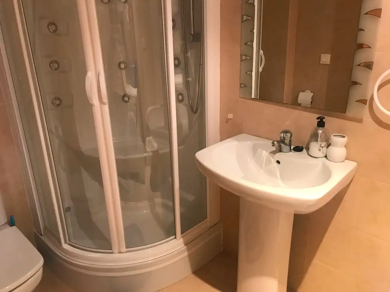 Baño de Apartamento de alquiler en Puçol con Aire acondicionado, Calefacción y Terraza
