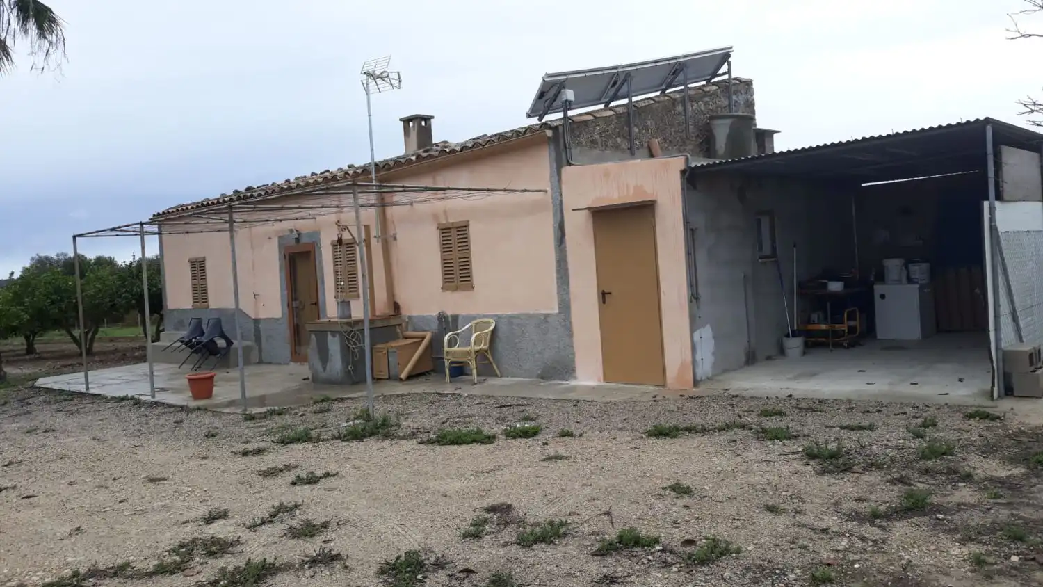 Vista exterior de Finca rústica en venda en Sineu amb Terrassa