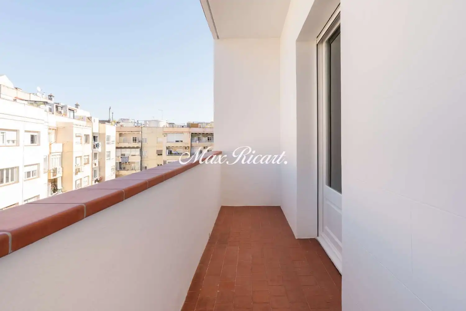 Balcony of Flat for rent in Barcelona  with Air Conditioner, Heating and Terrace