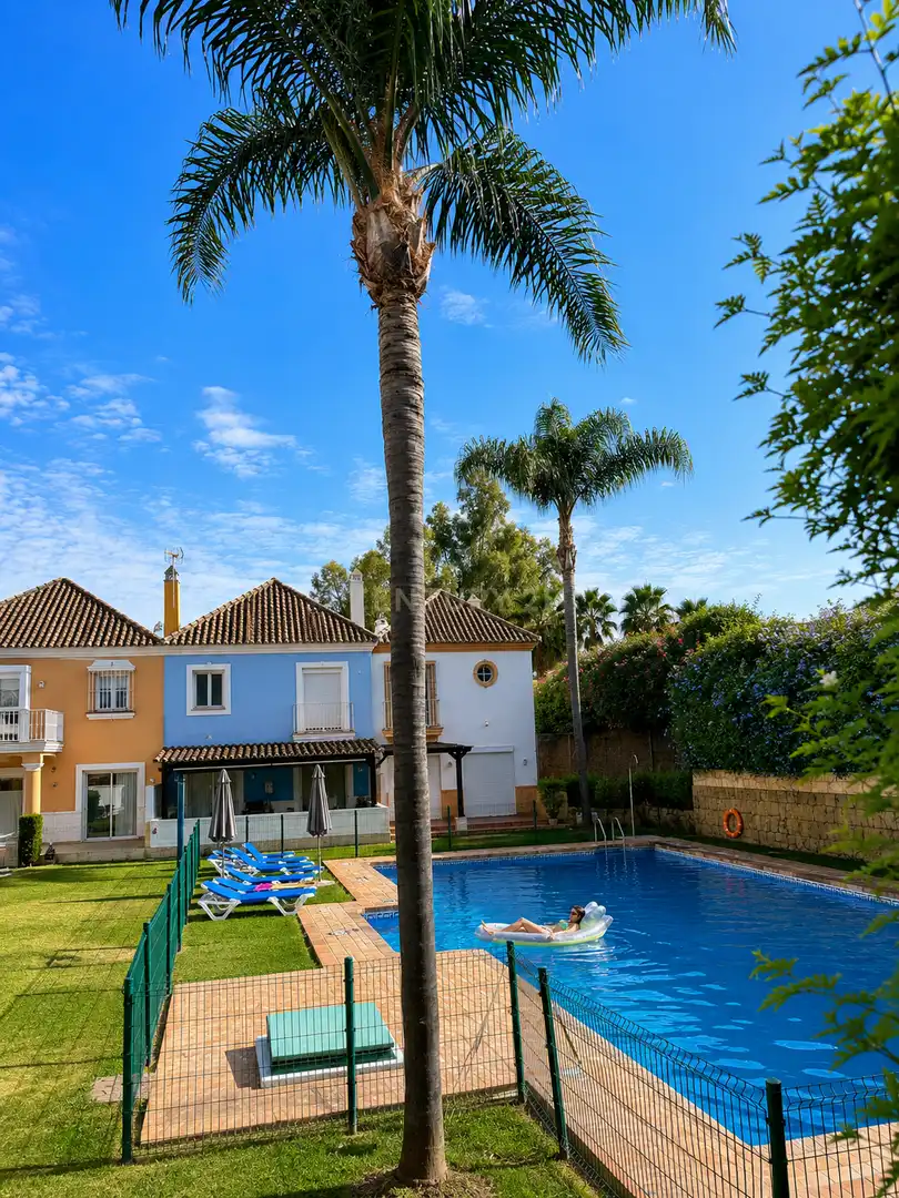 Exterior view of Houses for sale in Marbella  with Air Conditioner, Private garden and Oven