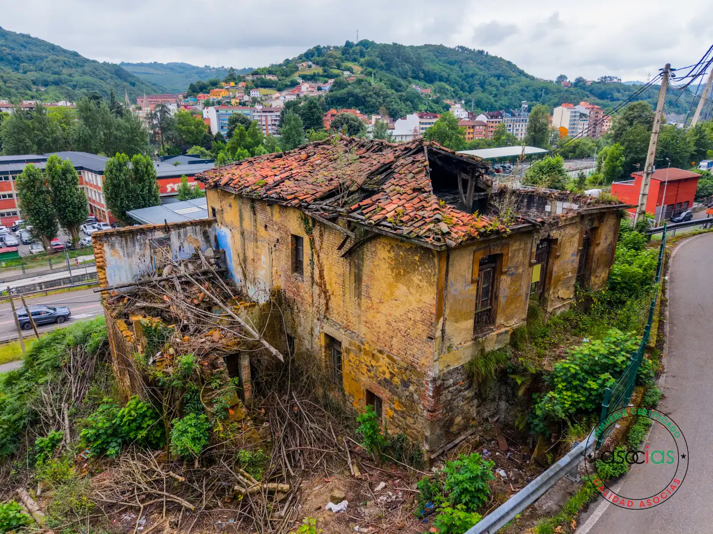 Vista exterior de Casa o xalet en venda en Langreo