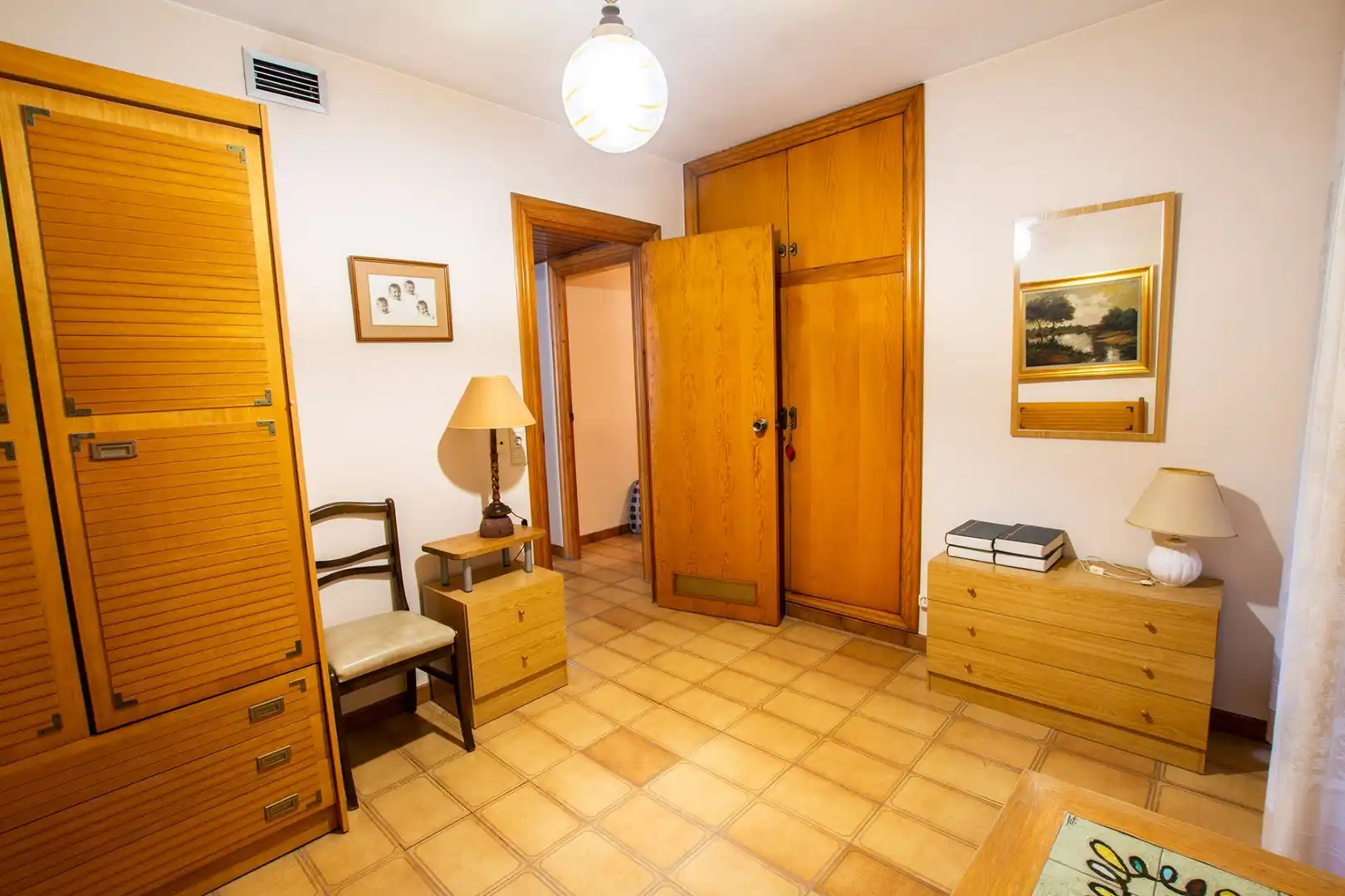 Schlafzimmer von Wohnung zum Verkauf in Caspe mit Klimaanlage und Heizung