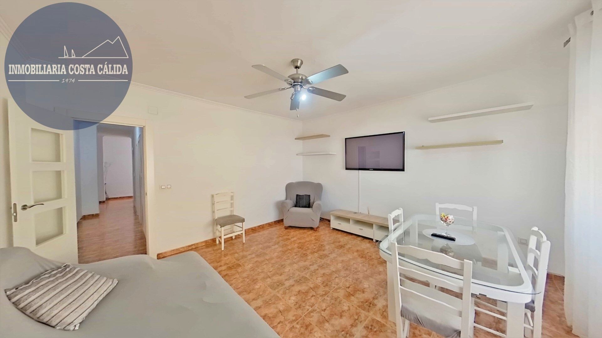 Living room of Flat for sale in Águilas  with Storage room and Furnished