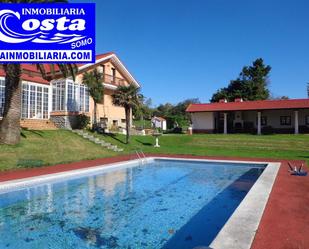 Piscina de Casa o xalet en venda en Ribamontán al Mar amb Terrassa, Piscina i Balcó