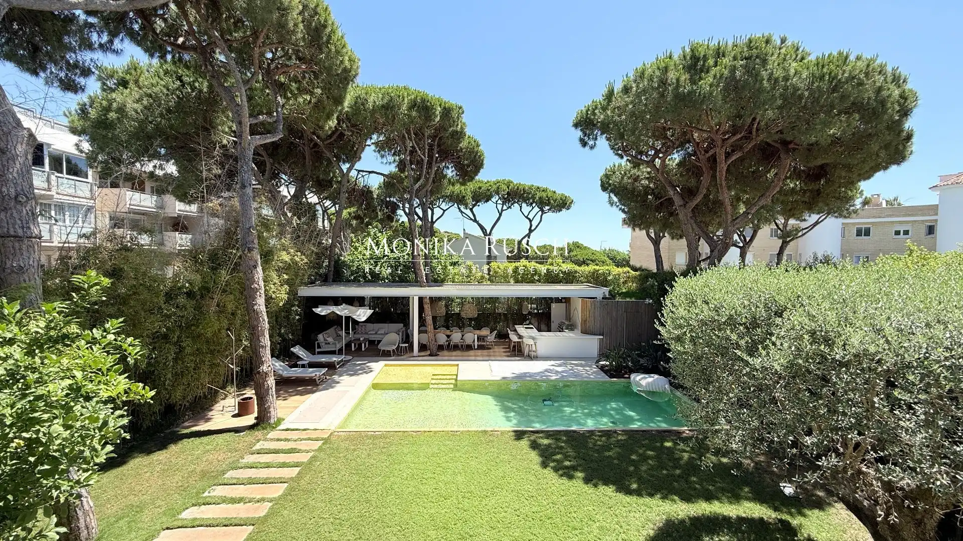 Garden of Houses for rent in Castelldefels  with Air Conditioner, Heating and Private garden