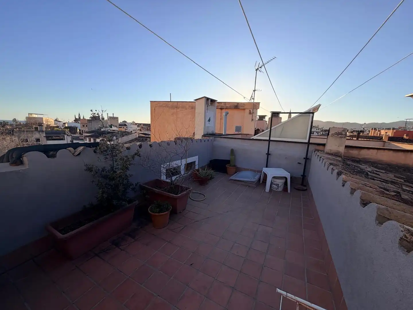 Terraza de Ático en venta en  Palma de Mallorca con Calefacción, Parquet y Terraza