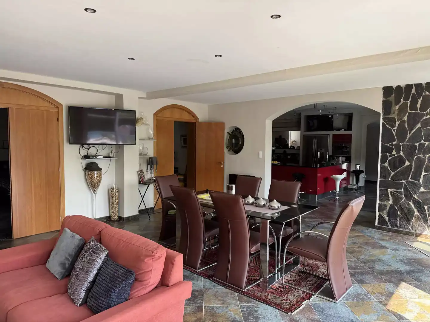 Menjador de Casa o xalet en venda en Colera amb Aire condicionat, Calefacció i Jardí privat
