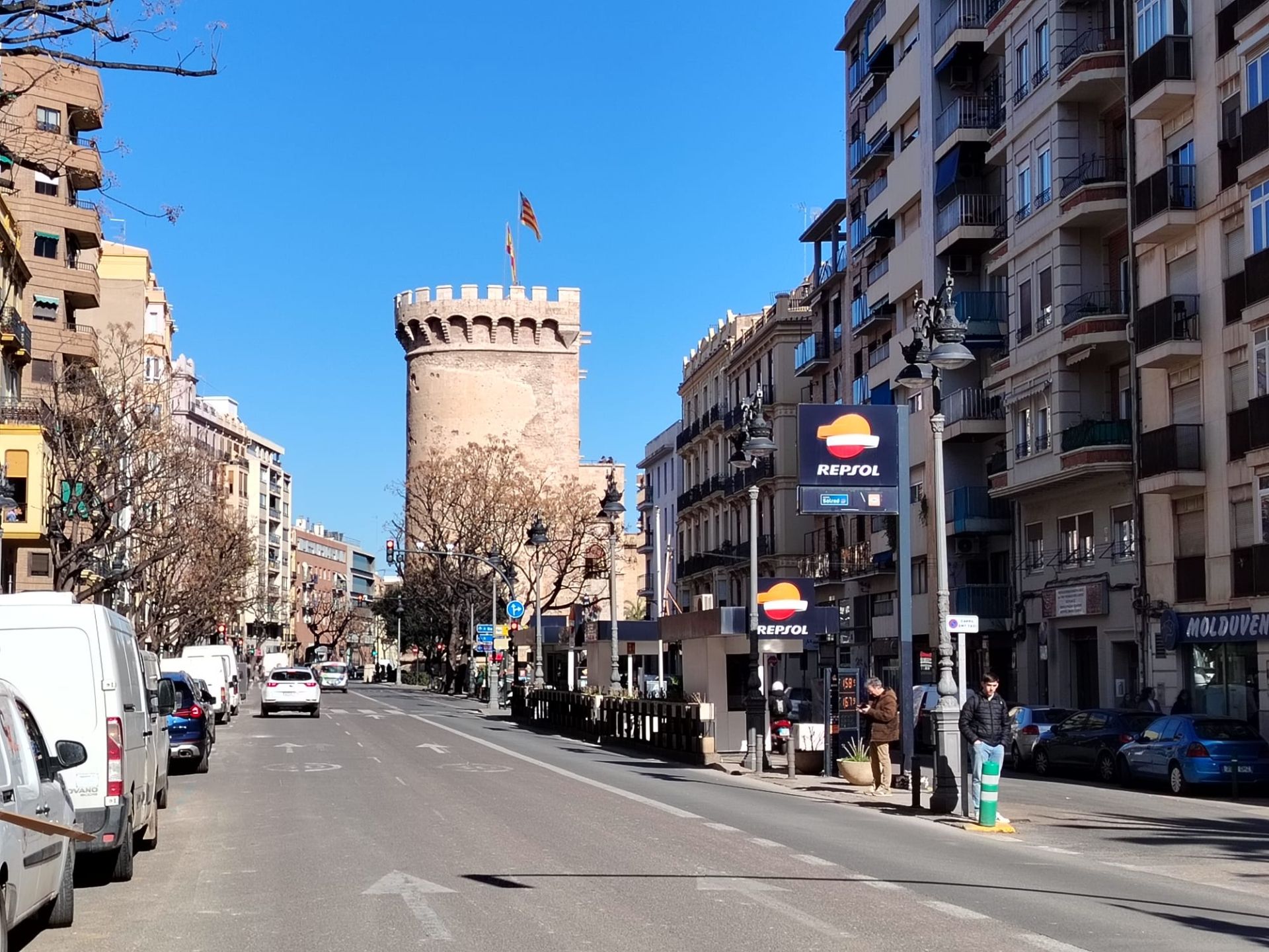 Vista exterior de Pis en venda en  Valencia Capital amb Balcó