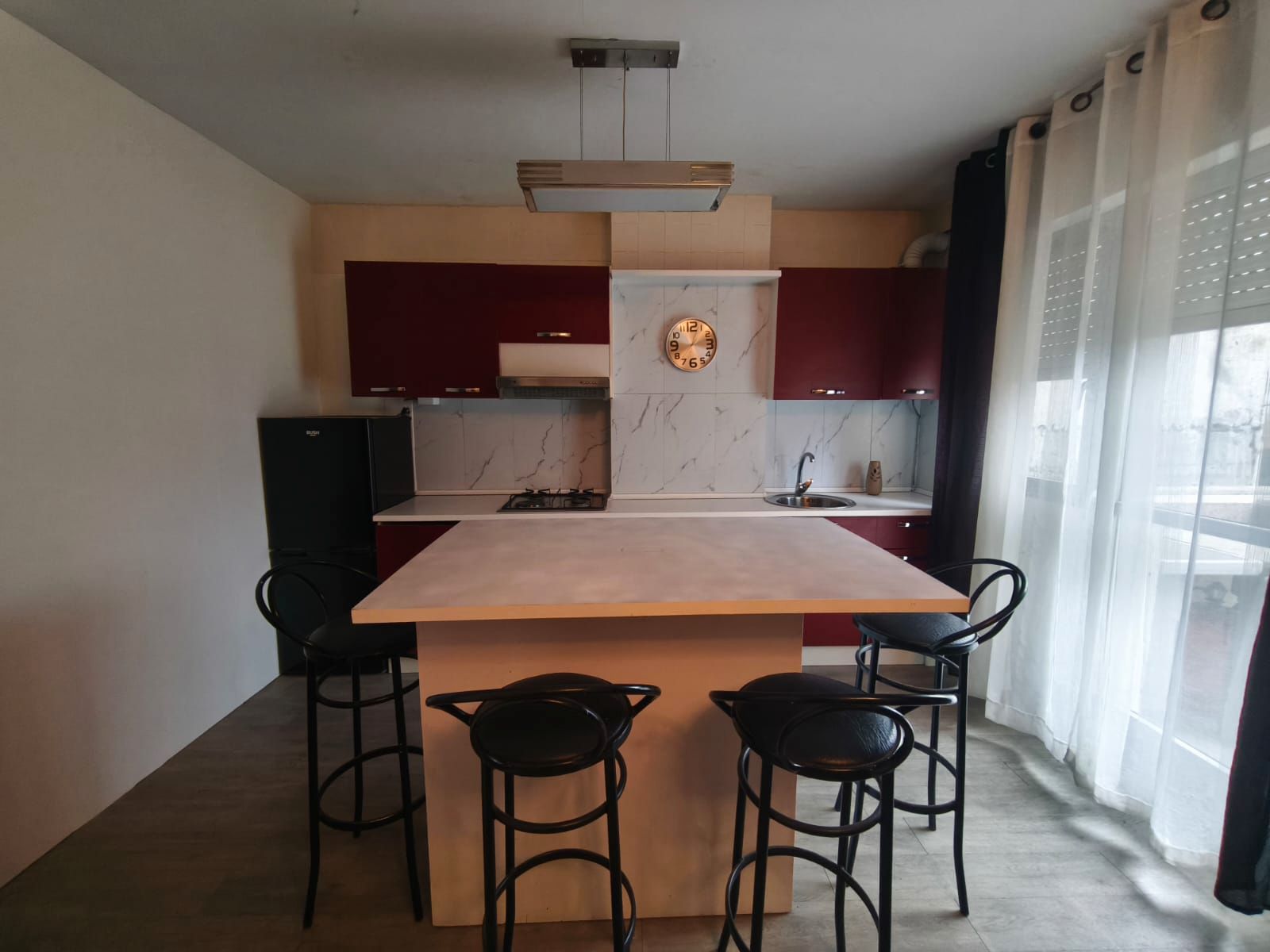 Kitchen of Apartment for sale in Ourense Capital   with Heating, Parquet flooring and Furnished
