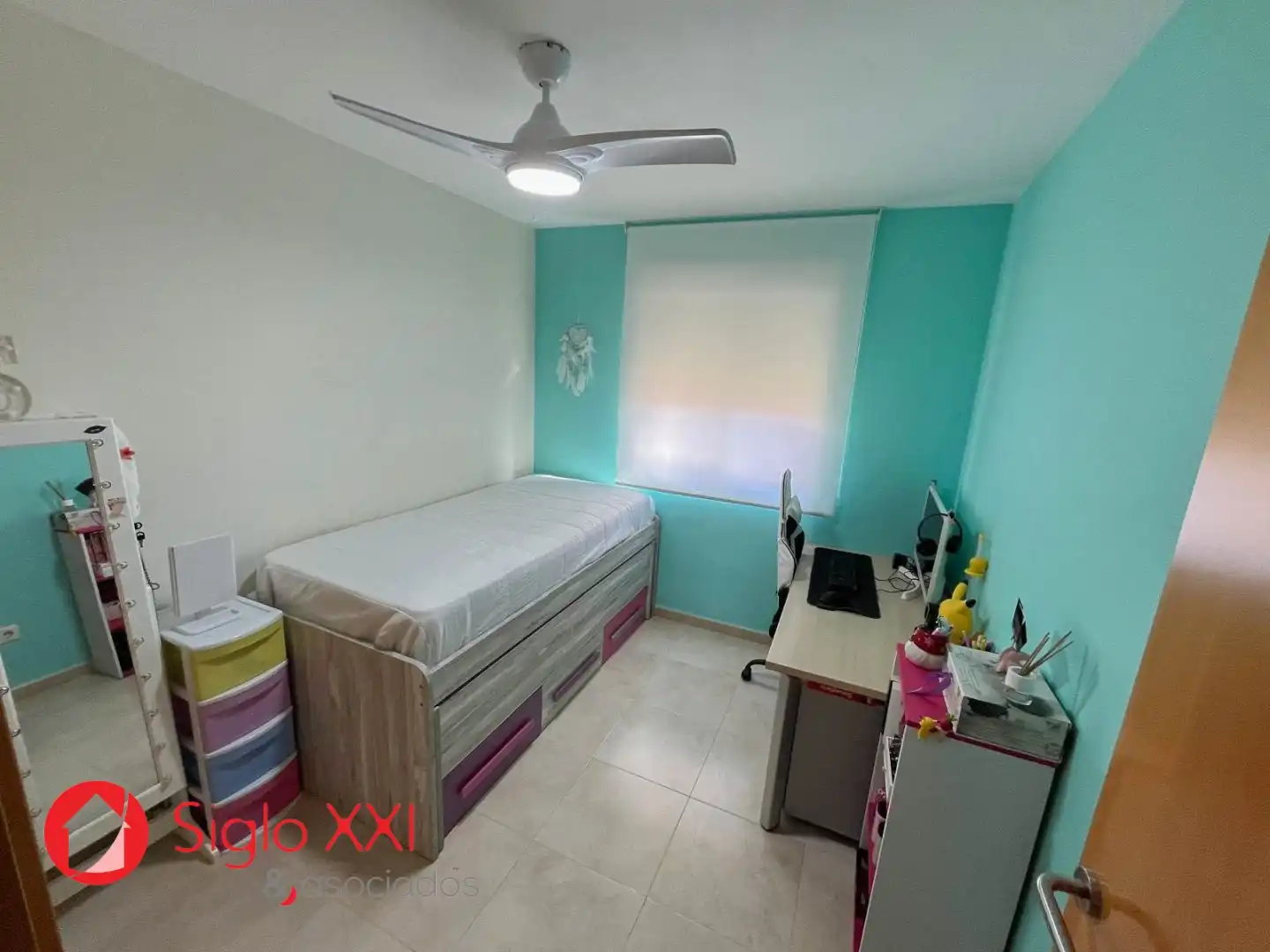 Schlafzimmer von Einfamilien-Reihenhaus zum Verkauf in Almazora / Almassora mit Klimaanlage, Heizung und Terrasse