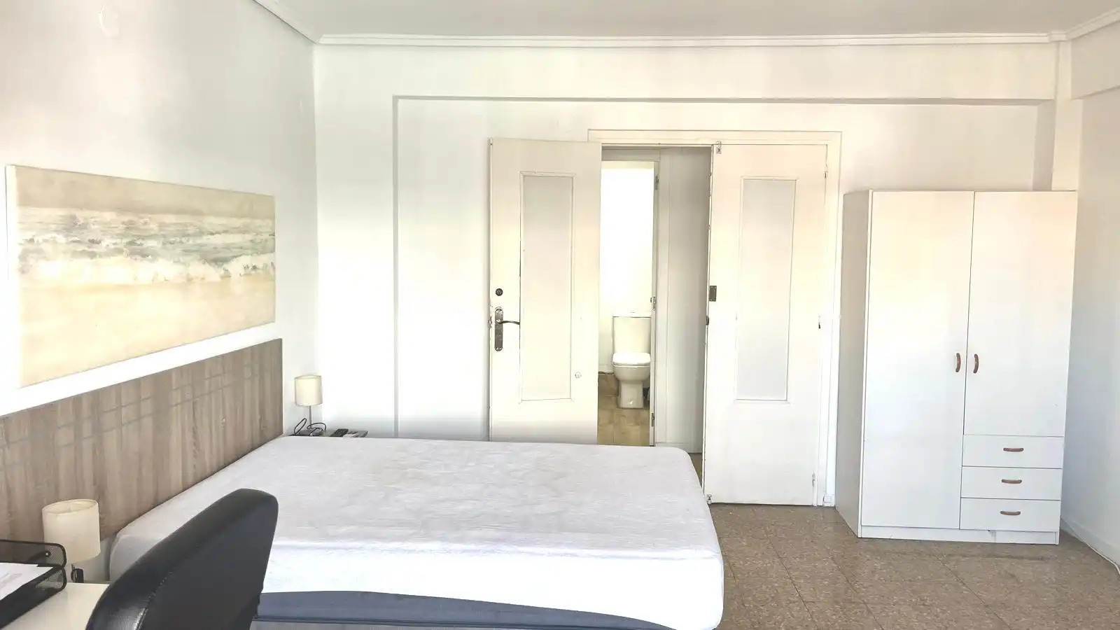 Bedroom of Flat for rent in Valencia  with Furnished, Oven and Washing machine