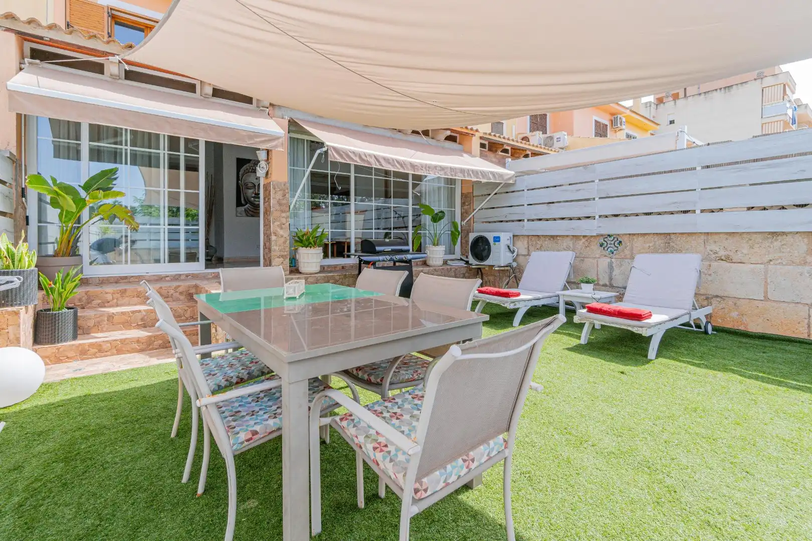 Terraza de Casa adosada en venta en Calvià con Aire acondicionado, Jardín privado y Terraza