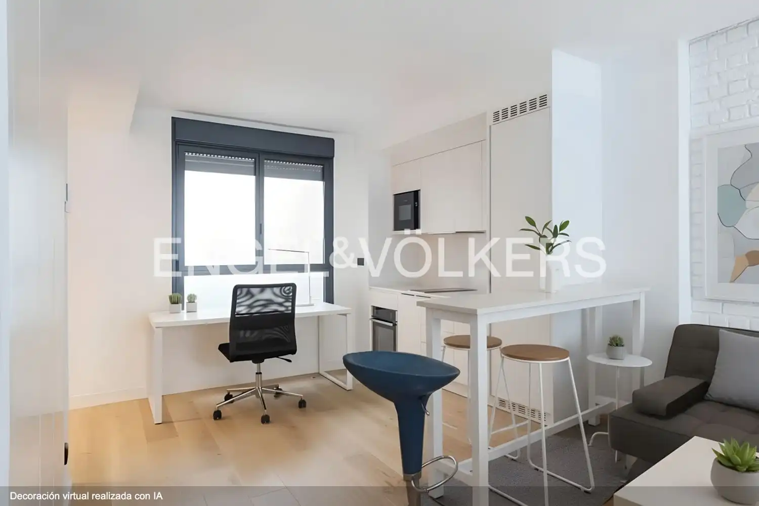 Sala de estar de Piso de alquiler en Madrid con Aire acondicionado, Calefacción y Jardín privado