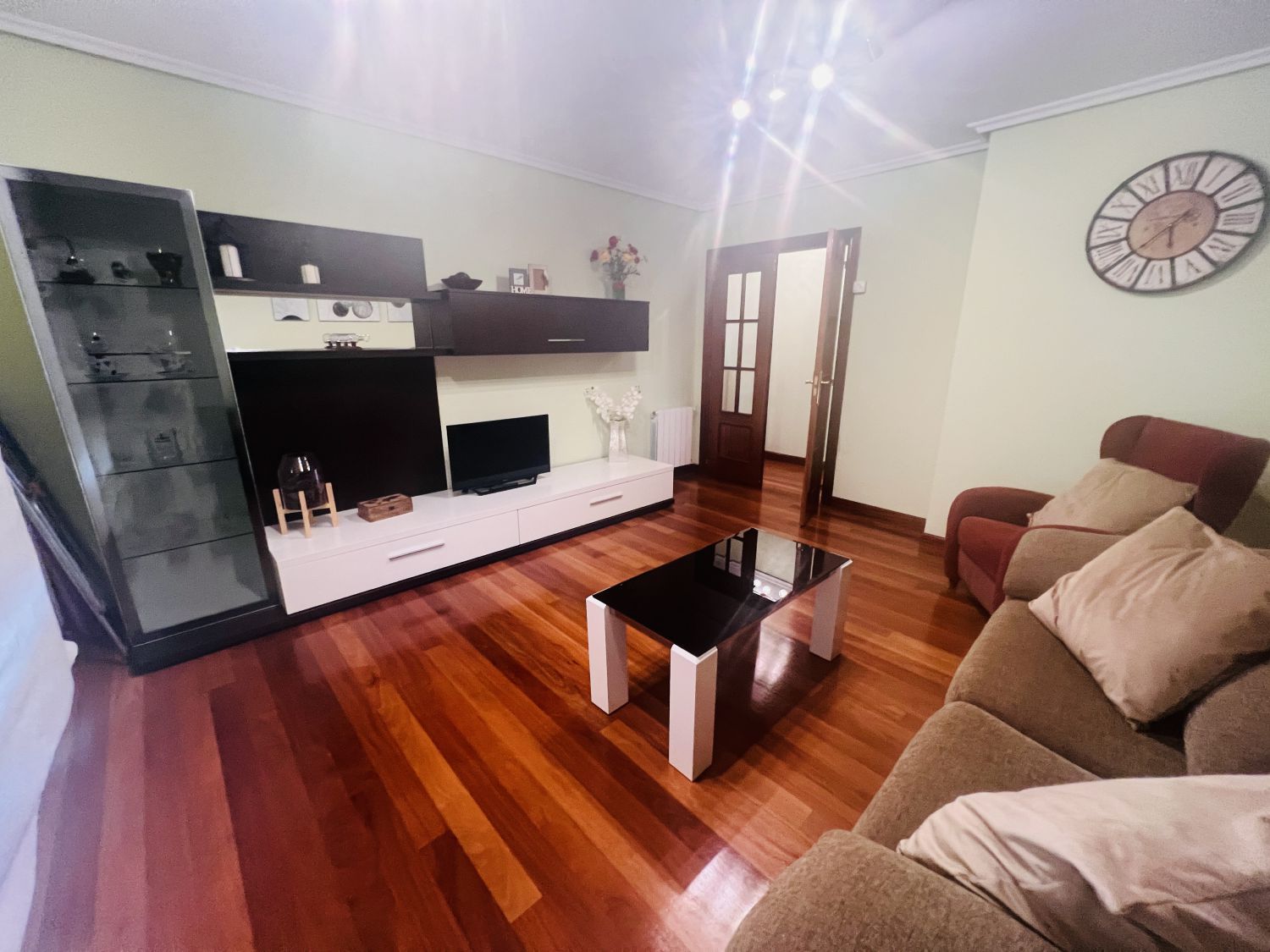 Sala d'estar de Pis de lloguer en Voto amb Calefacció, Terrassa i Moblat