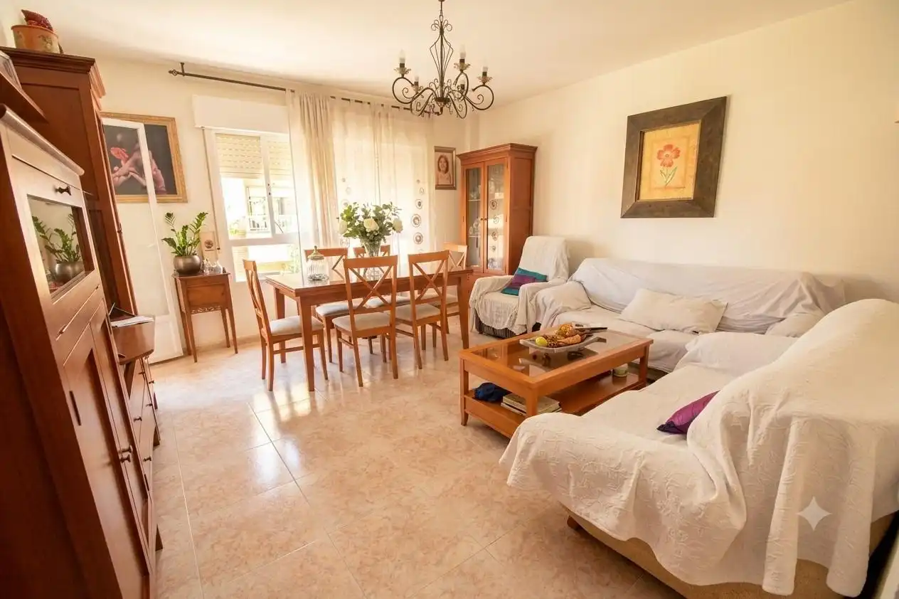 Sala d'estar de Pis en venda en El Ejido amb Aire condicionat, Terrassa i Traster