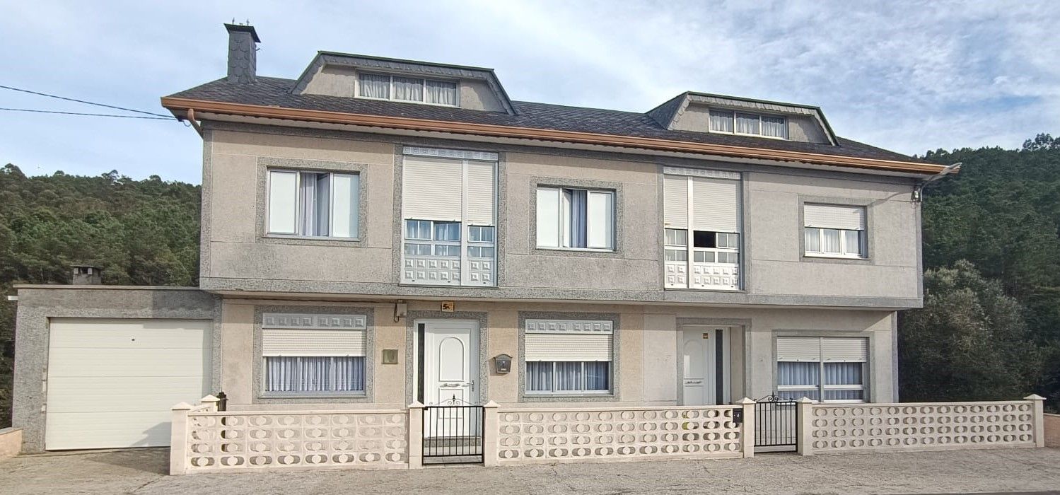 Exterior view of House or chalet for sale in Dumbría  with Private garden, Terrace and Storage room