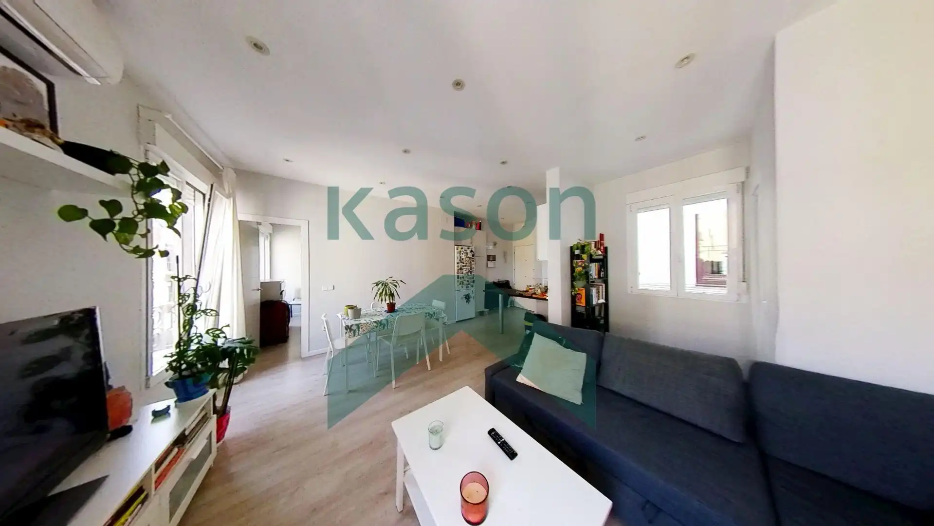 Wohnzimmer von Wohnung zum Verkauf in Madrid mit Klimaanlage und Heizung