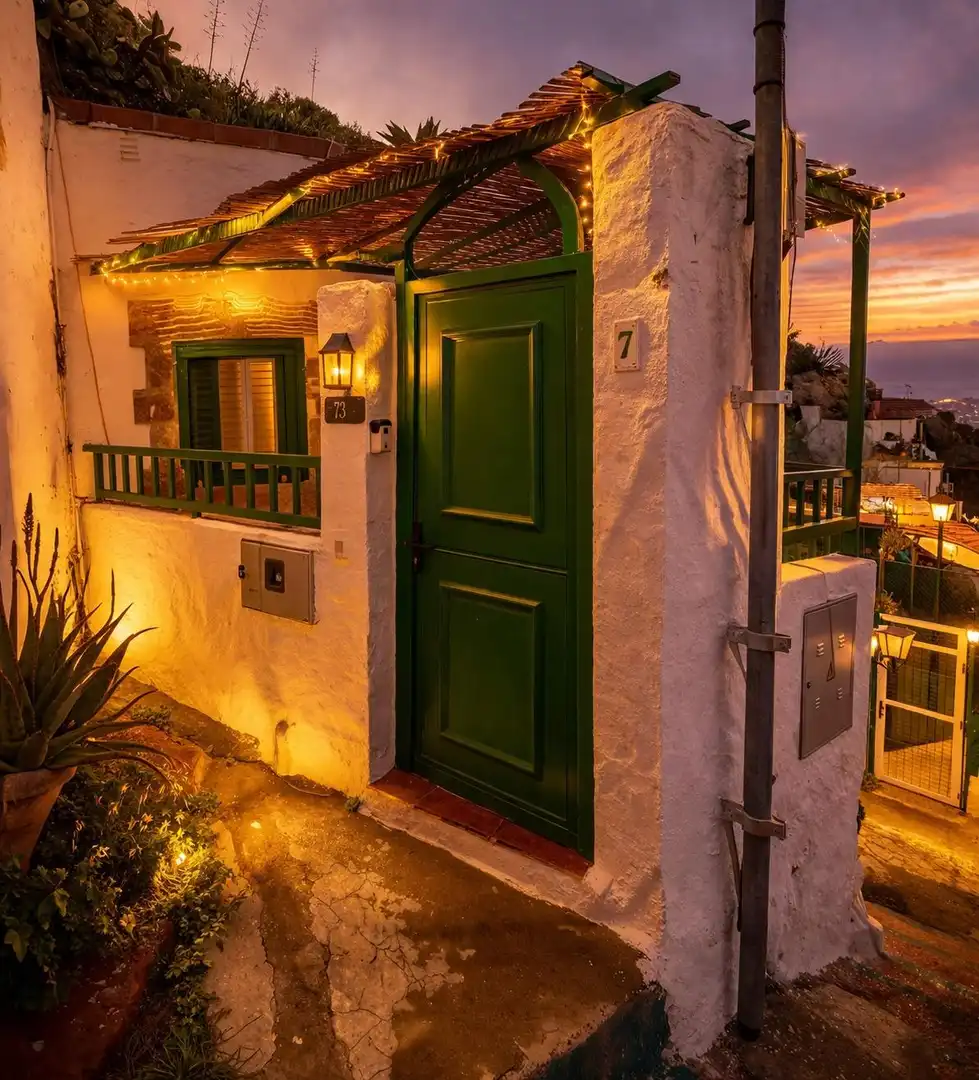 Vista exterior de Casa o xalet en venda en Valsequillo de Gran Canaria amb Jardí privat, Terrassa i Moblat