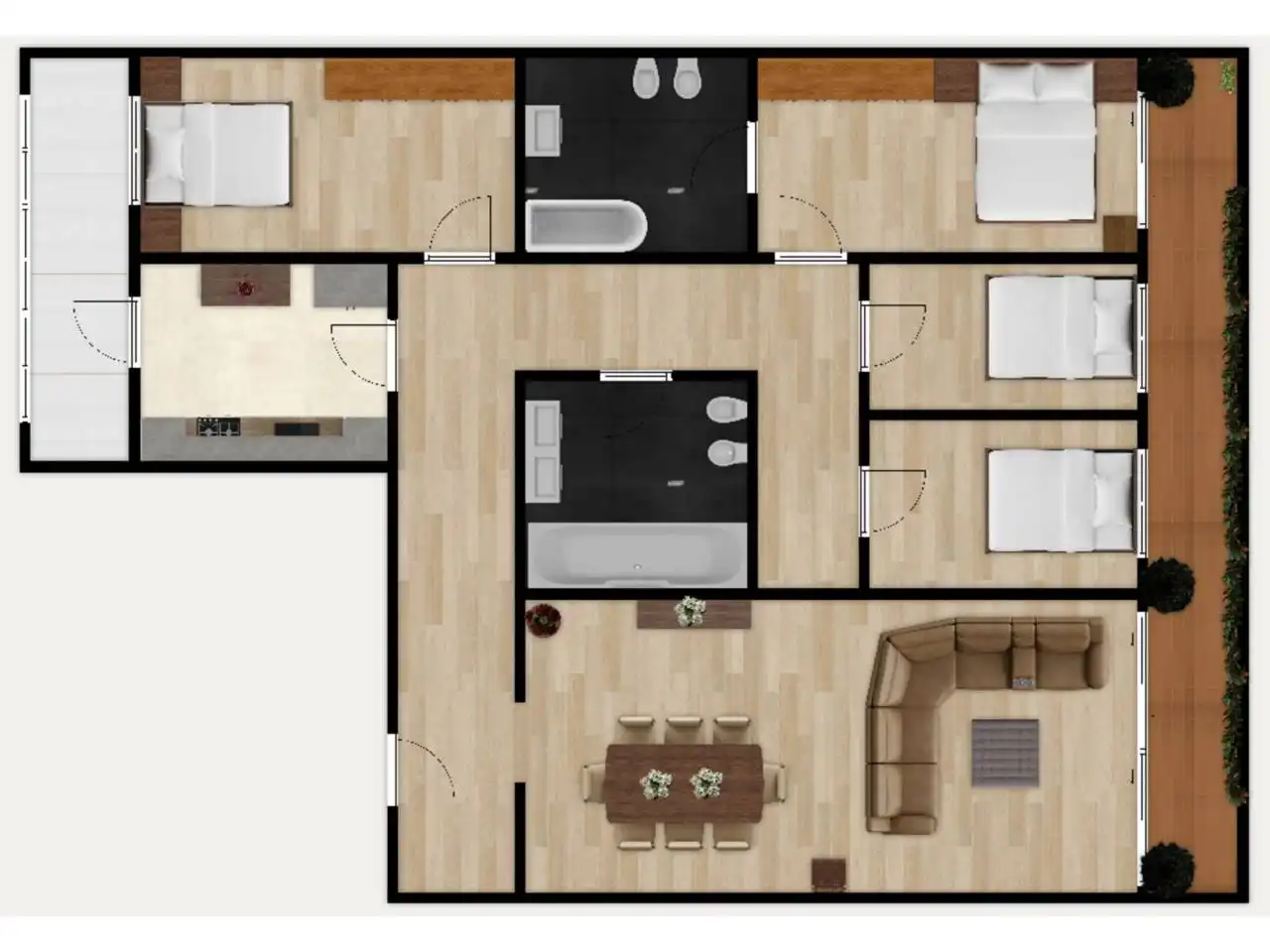 Wohnung zum Verkauf in Viladecans mit Klimaanlage, Heizung und Balkon