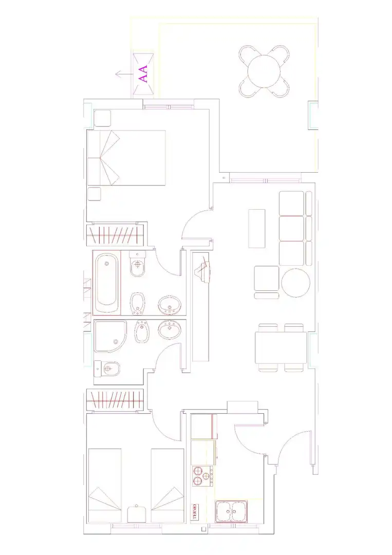 Apartamento en venta en Oropesa del Mar / Orpesa con Aire acondicionado, Jardín privado y Terraza