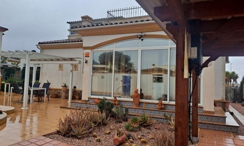 Exterior view of House or chalet for sale in Hondón de las Nieves / El Fondó de les Neus  with Swimming Pool