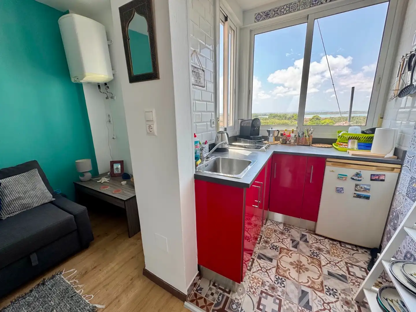 Kitchen of Study for sale in Torrevieja  with Parquet flooring, Furnished and Alarm