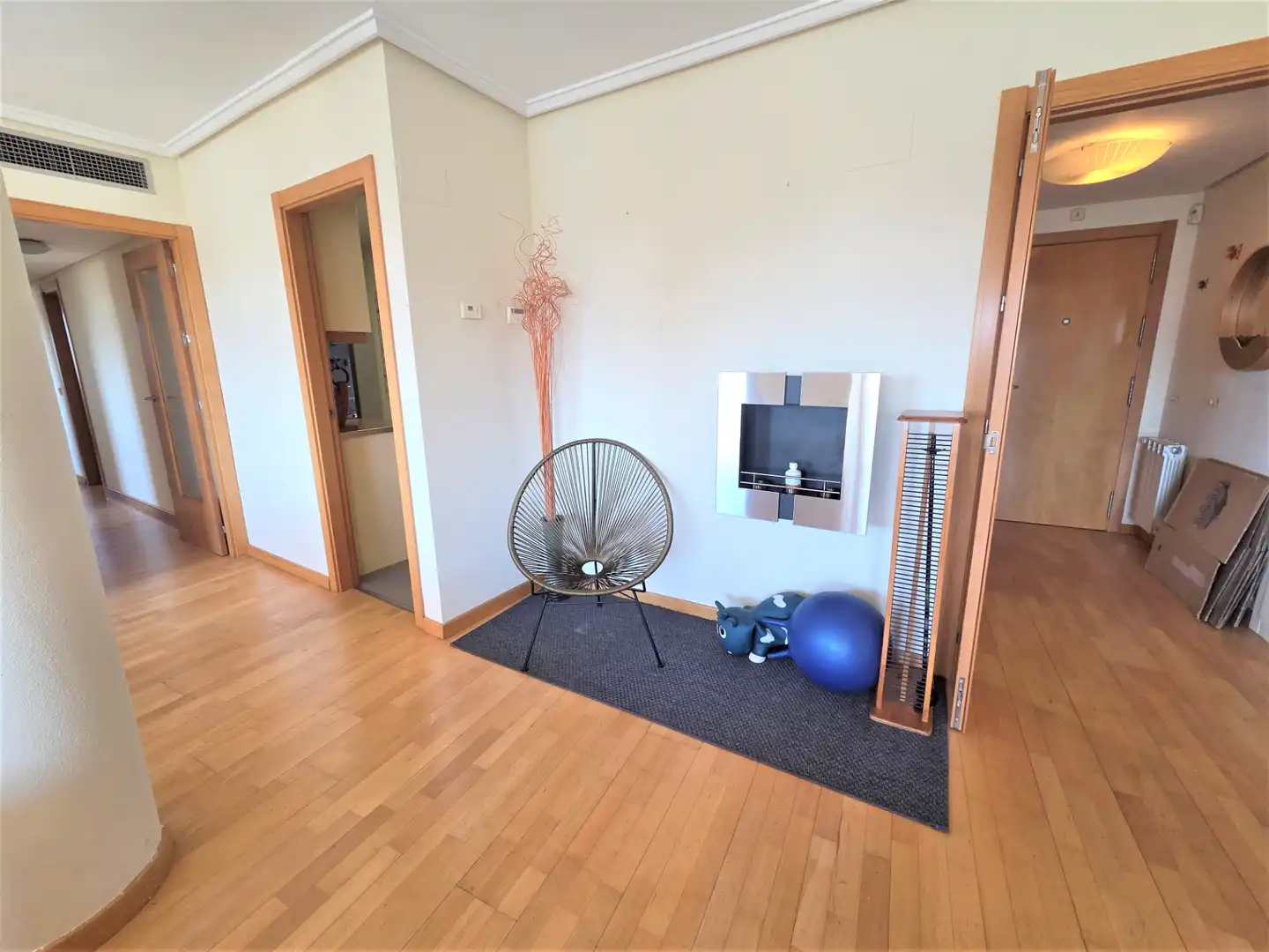 Sala d'estar de Pis de lloguer en Madrid amb Aire condicionat, Calefacció i Jardí privat