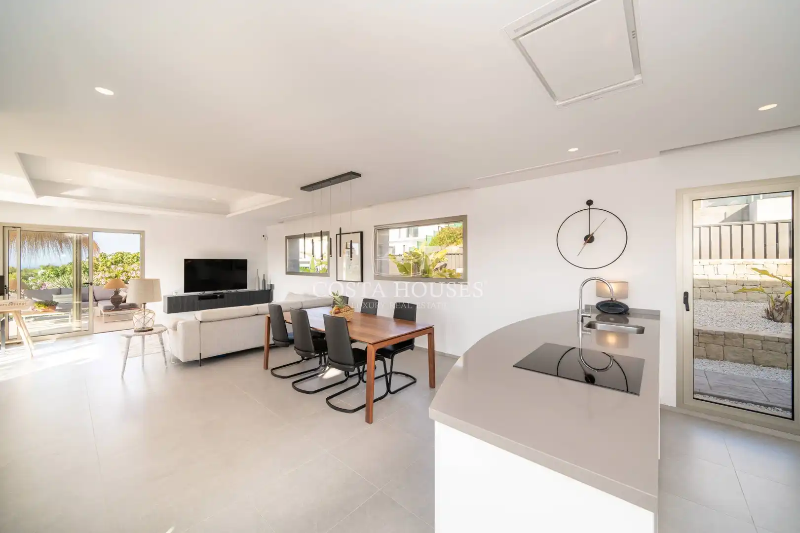 Dining room of Houses for sale in Jávea / Xàbia  with Air Conditioner, Private garden and Terrace
