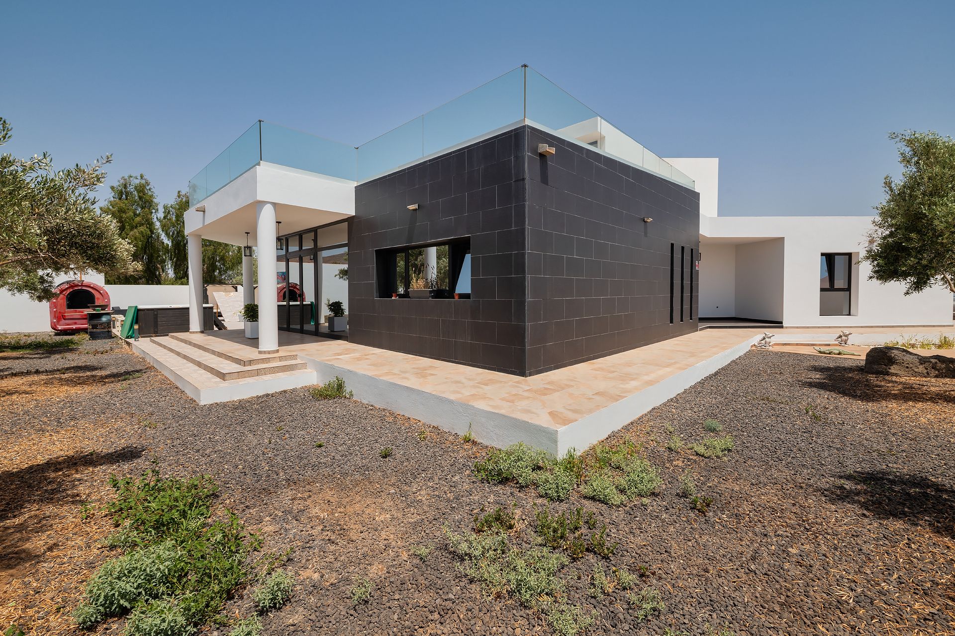 Vista exterior de Casa o xalet en venda en Tuineje amb Aire condicionat, Jardí privat i Terrassa