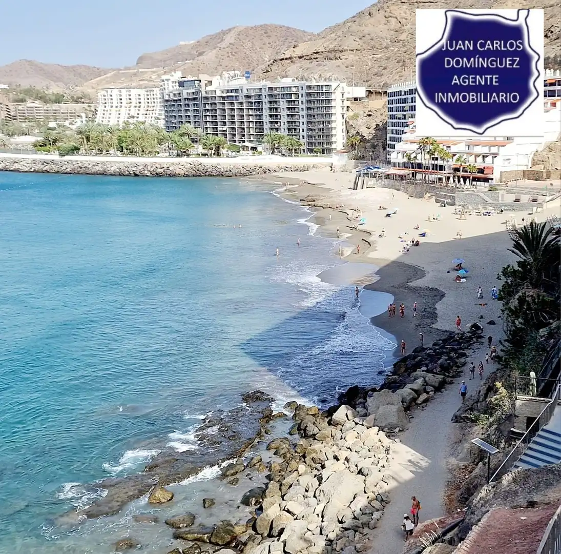 Exterior view of Apartments for rent in Mogán  with Terrace, Furnished and Community pool