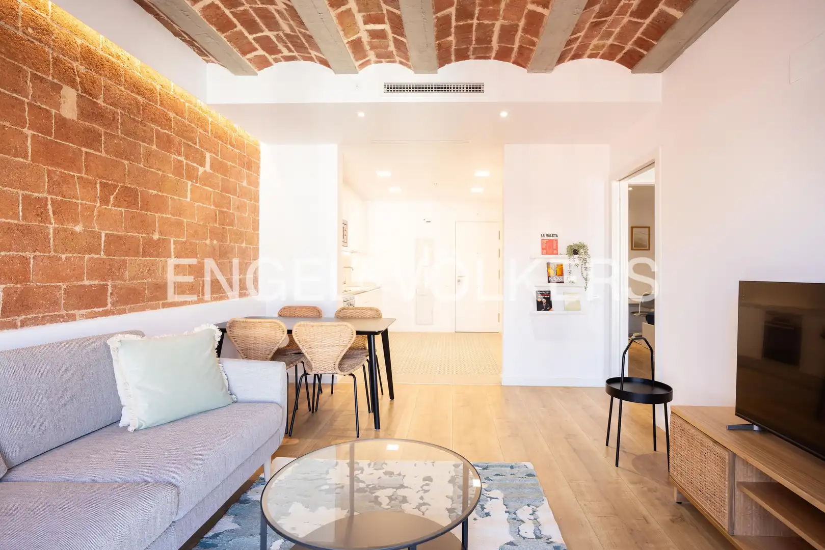 Sala de estar de Piso en venta en Sarrià - Sant Gervasi