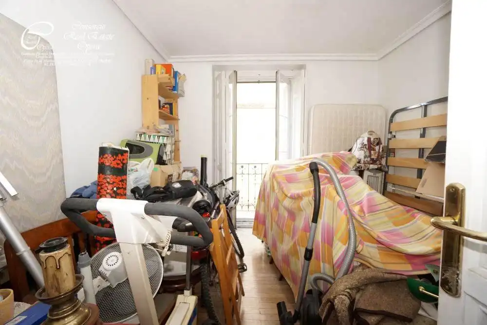 Bedroom of Flat for sale in Madrid  with Terrace and Balcony