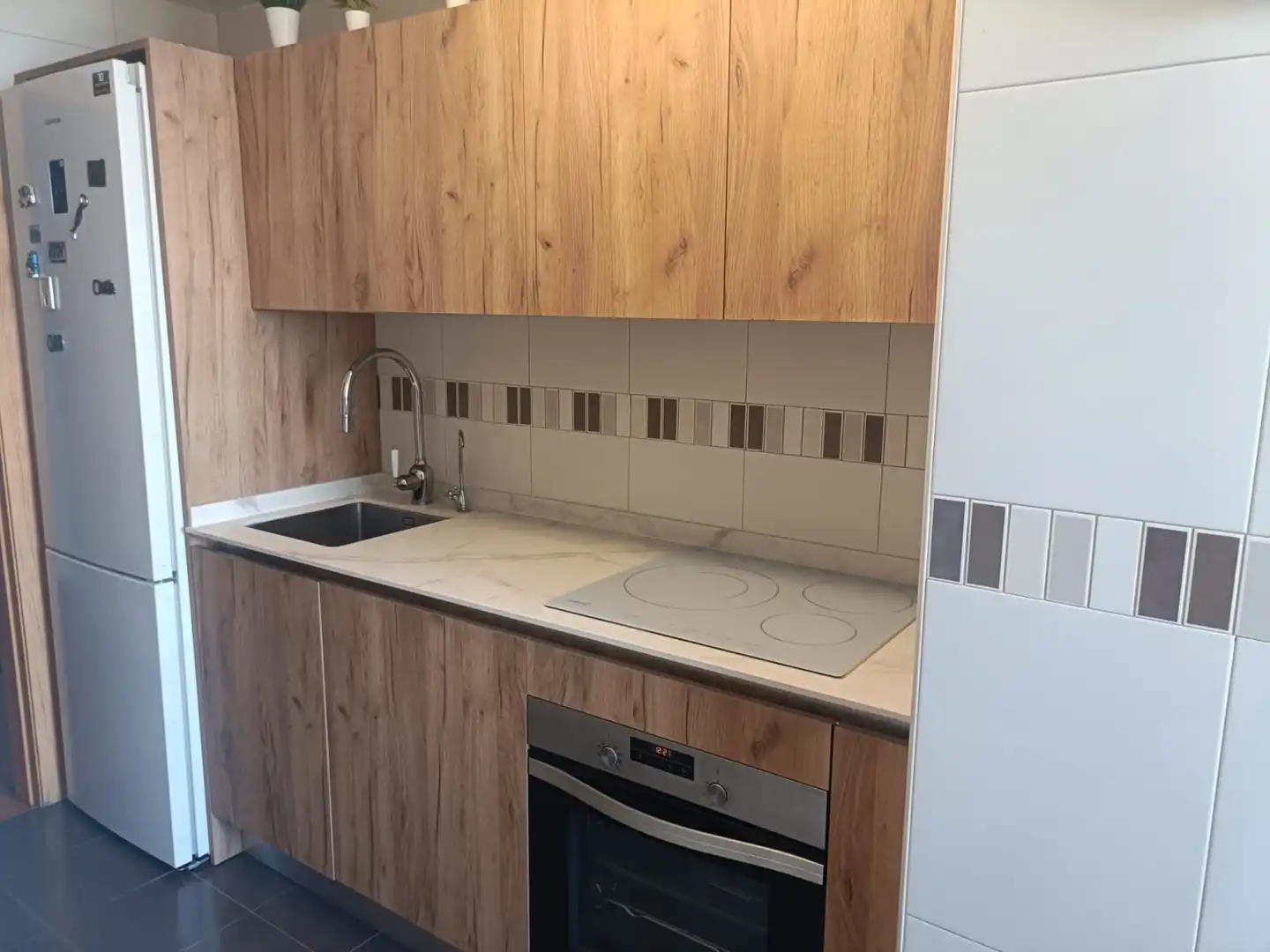 Cocina de Piso de alquiler en Murcia con Aire acondicionado, Calefacción y Amueblado
