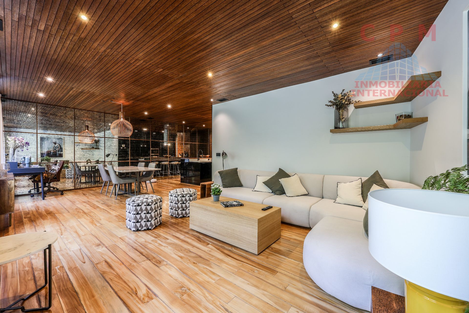 Sala de estar de Piso de alquiler en  Madrid Capital con Aire acondicionado, Calefacción y Parquet