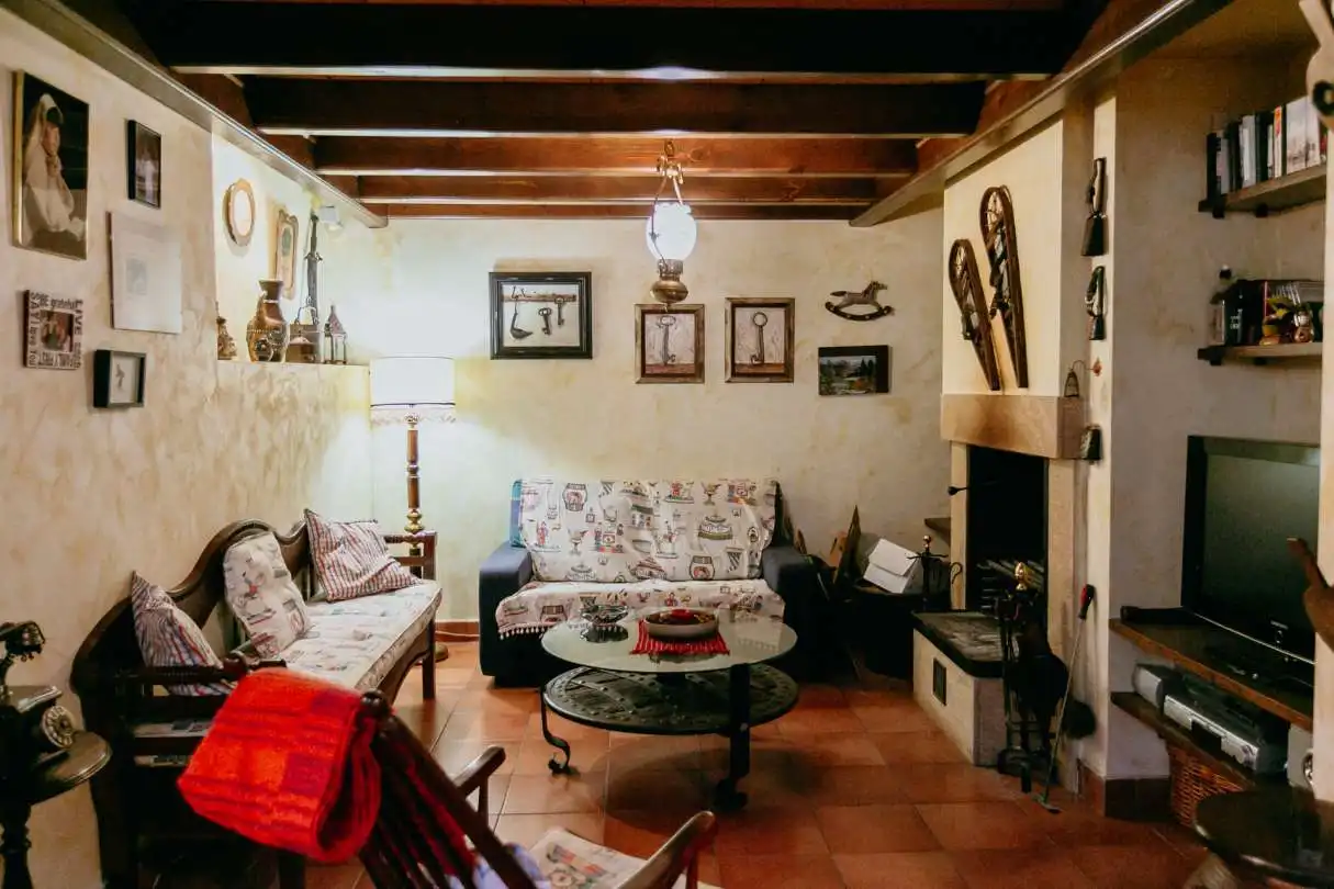 Sala d'estar de Casa o xalet en venda en Banastás amb Aire condicionat, Calefacció i Jardí privat