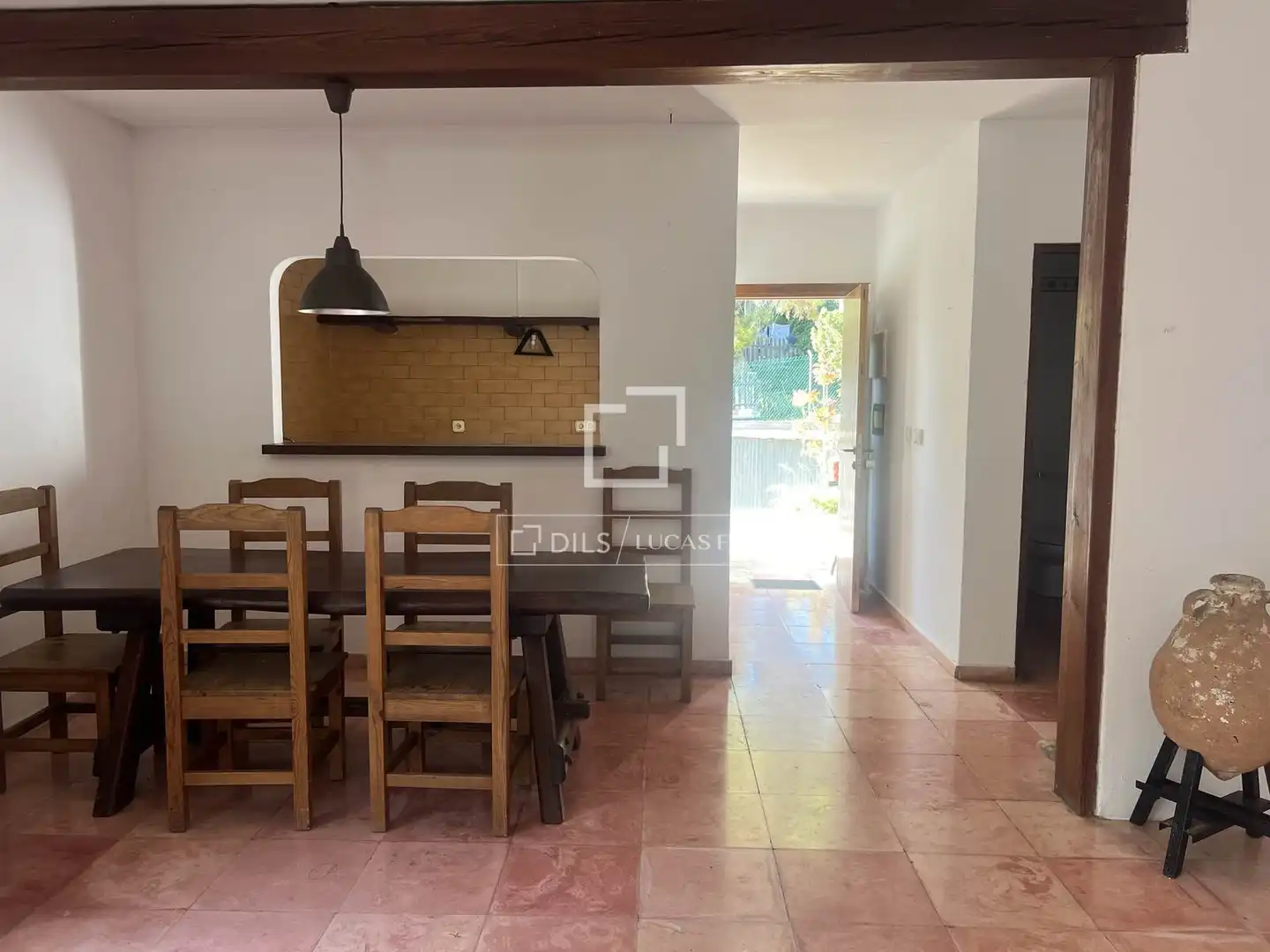 Menjador de Finca rústica en venda en Sant Joan de Labritja amb Balcó