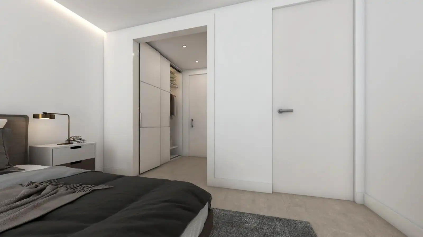 Habitación de Casa o chalet en venta en Manilva con Aire acondicionado, Terraza y Piscina