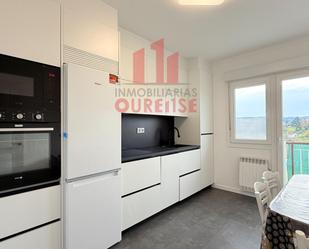 Kitchen of Flat to rent in Ourense Capital   with Heating and Balcony