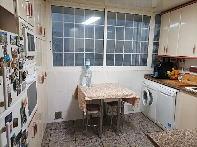 Cocina de Piso de alquiler en Mataró con Aire acondicionado, Calefacción y Parquet