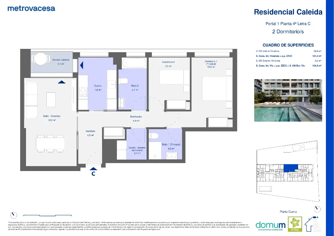 Flat with terrace for sale in Camiño de Visma a Gramela 16, imagen 2
