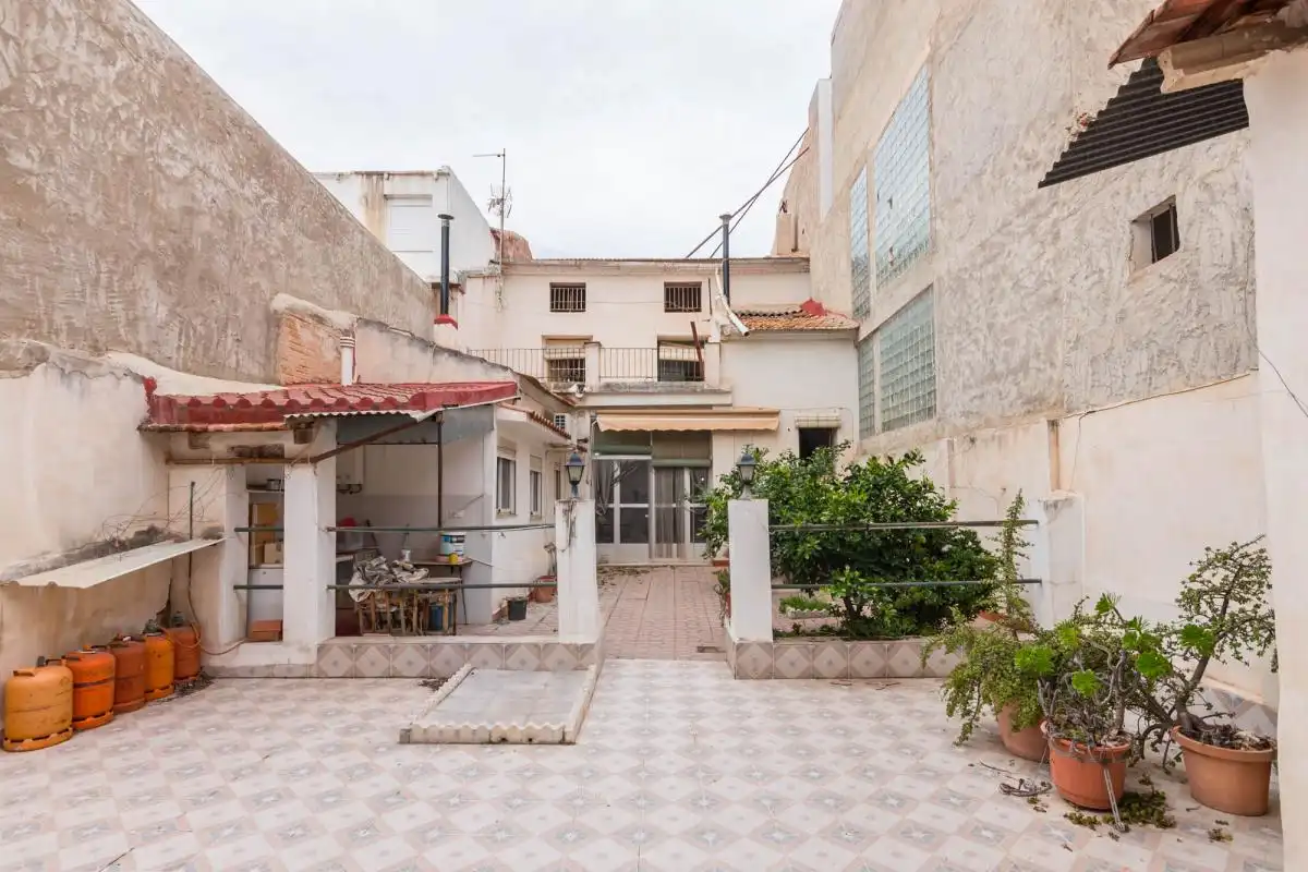Vista exterior de Casa adosada en venta en Murcia con Aire acondicionado, Calefacción y Jardín privado
