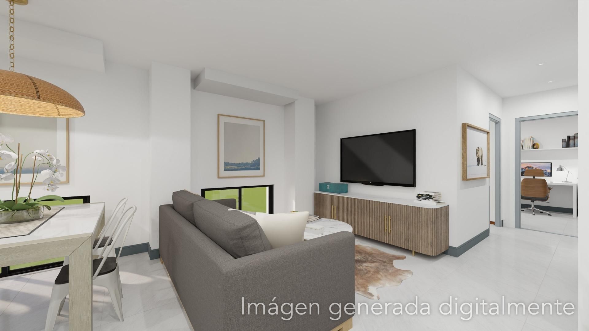 Sala d'estar de Pis en venda en Mollet del Vallès amb Aire condicionat i Balcó