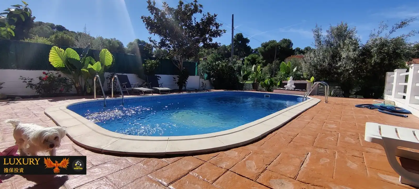 Piscina de Casa o chalet en venta en Cunit con Aire acondicionado, Calefacción y Jardín privado