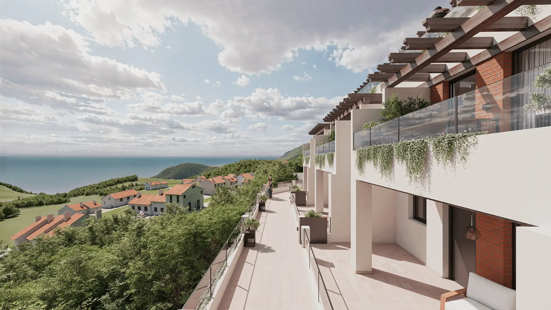 Terrasse von Wohnungen zum Verkauf in Val de San Vicente  mit Heizung, Privatgarten und Terrasse