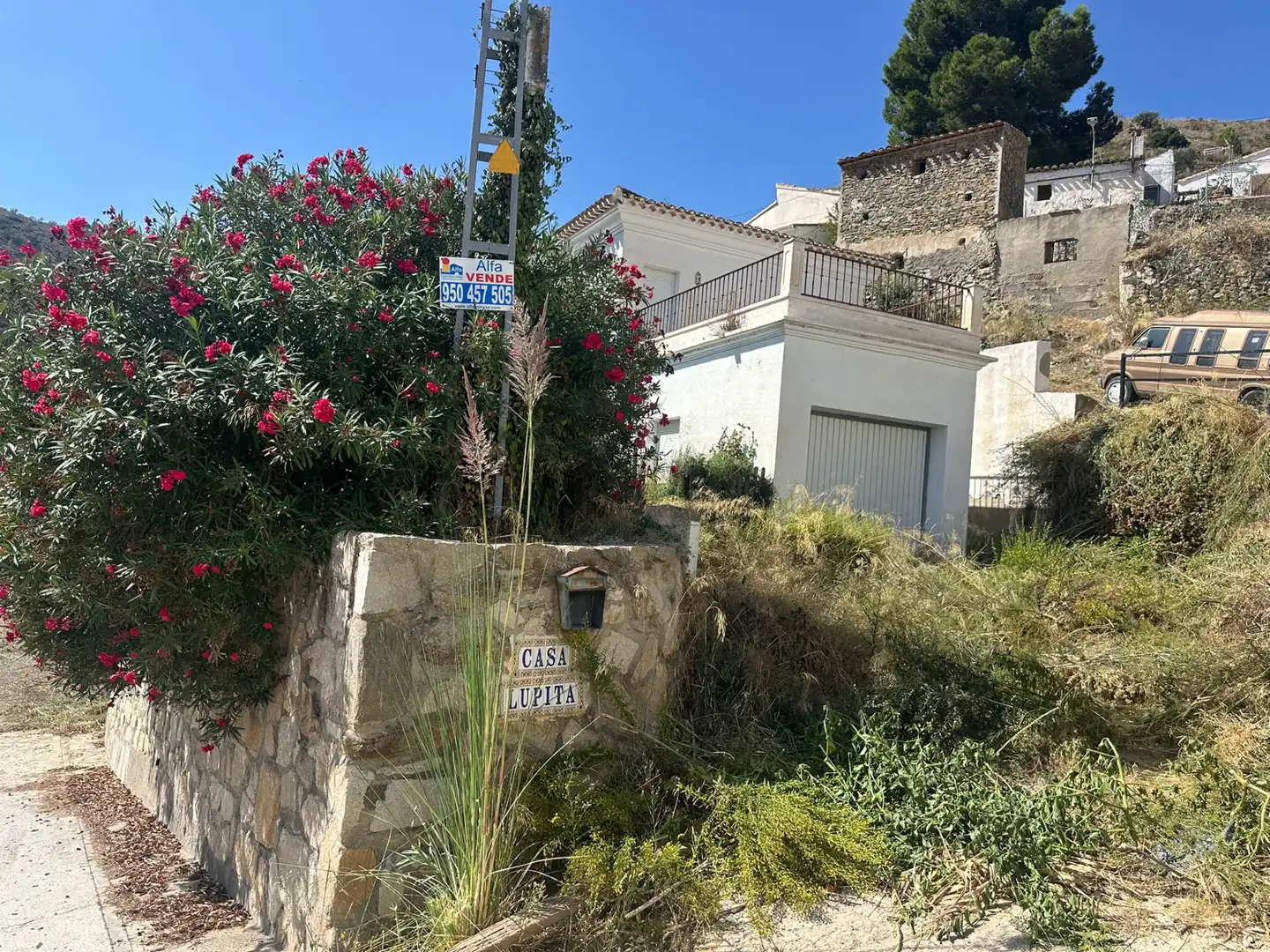 Vista exterior de Casa o chalet en venta en Lucainena de las Torres con Jardín privado y Terraza