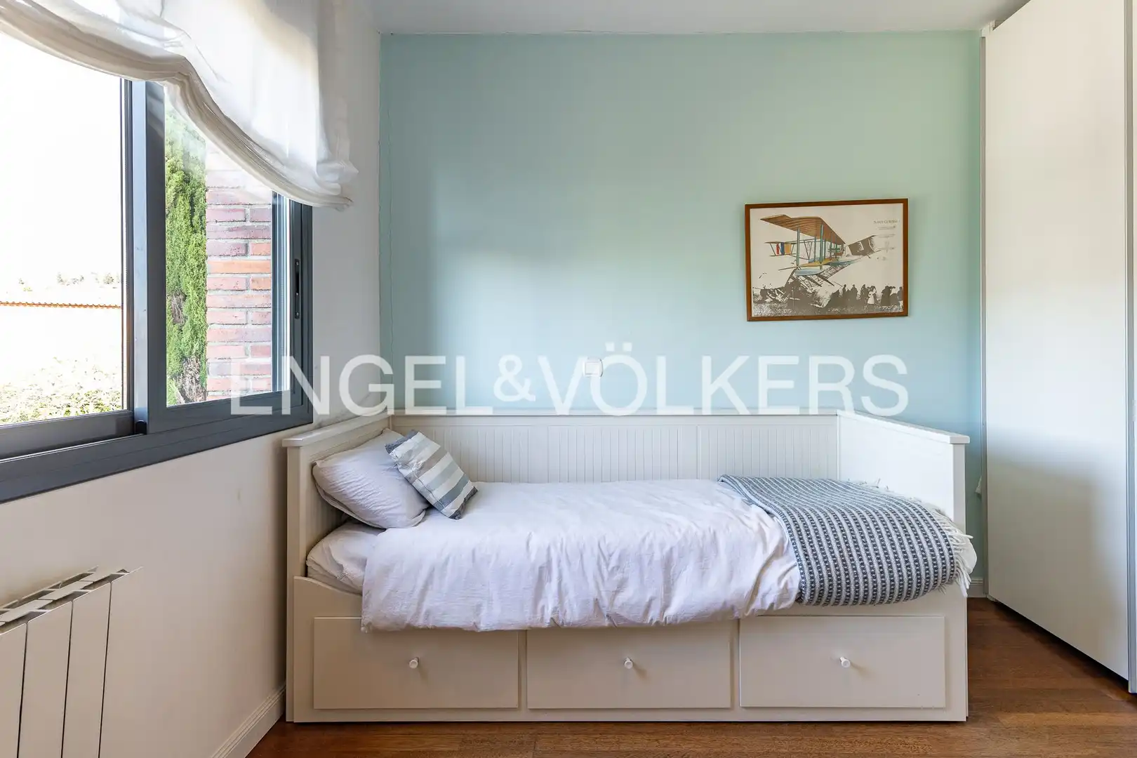 Habitación de Casa adosada de alquiler en Tiana con Aire acondicionado, Calefacción y Jardín privado