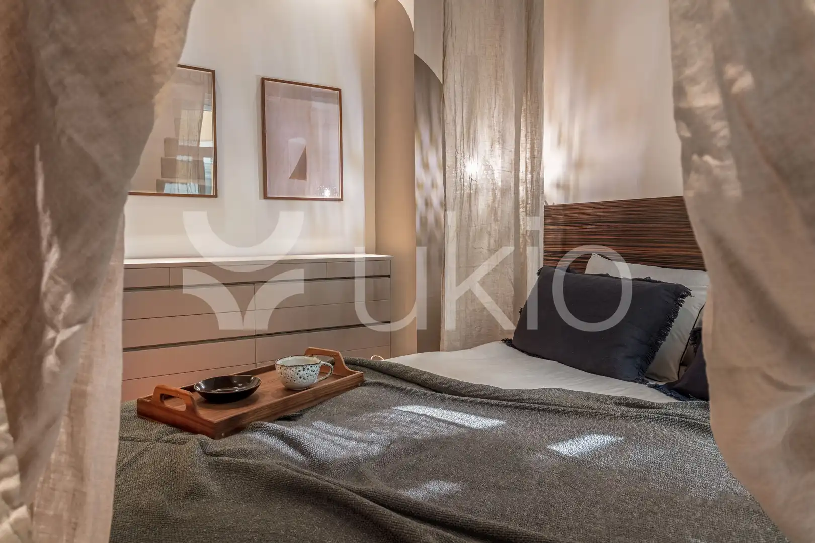 Habitación de Apartamento de alquiler en Madrid con Aire acondicionado, Calefacción y Amueblado