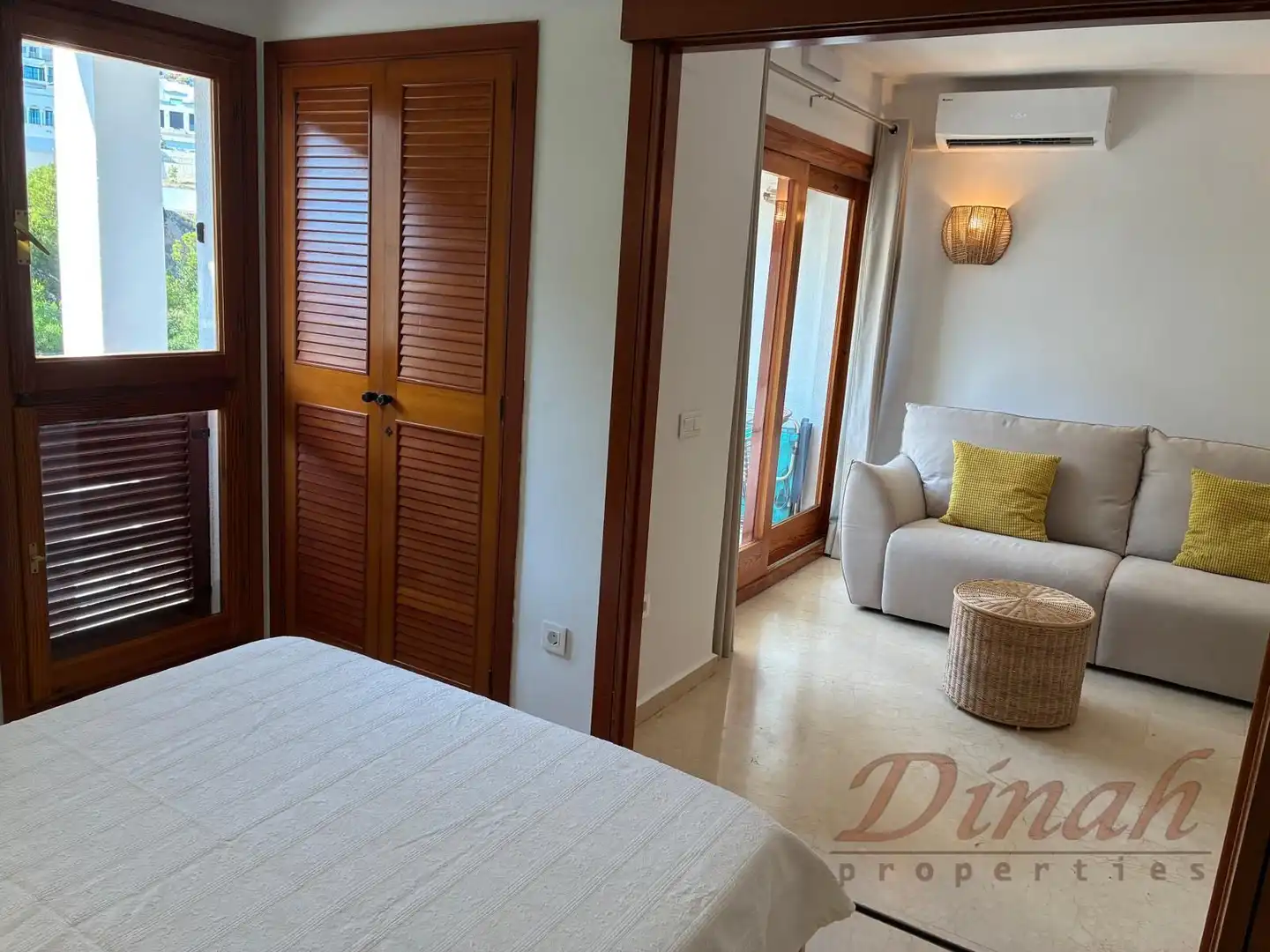 Habitación de Apartamento de alquiler en Altea con Aire acondicionado, Calefacción y Amueblado
