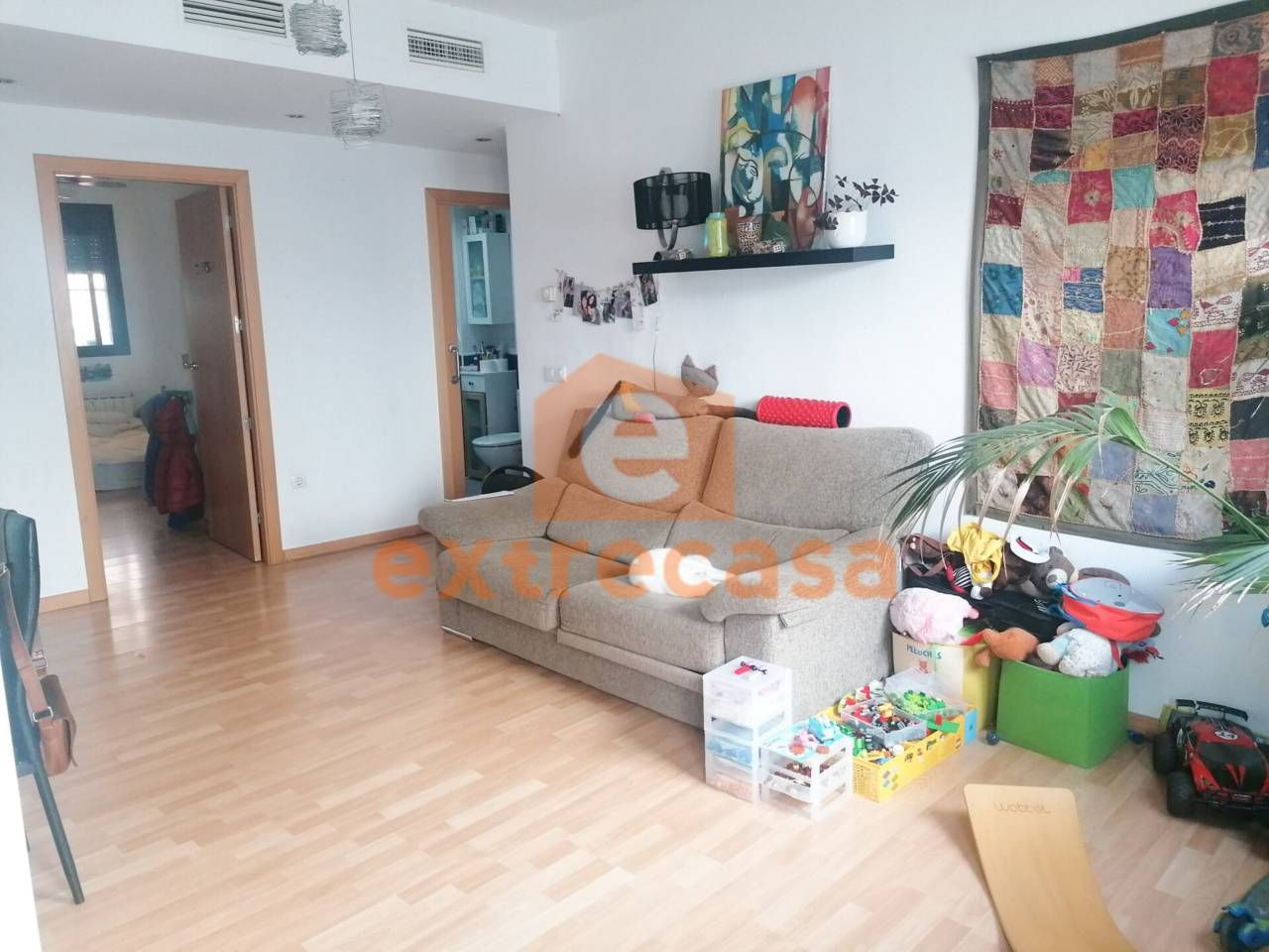 Living room of Flat for sale in Badajoz Capital  with Heating, Terrace and Storage room